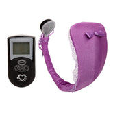 BAILE - STRING WITH VIBRATOR WITH REMOTE CONTROL LILAC